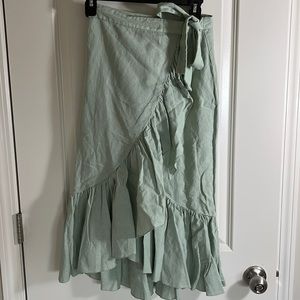 Zara wrap skirt